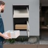 Unbranded Wall Mount Locking Drop Box Steel Mailbox for Rent