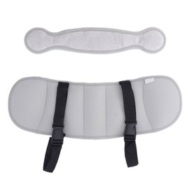 Soporte para la Cabeza del Asiento del Automóvil para Niños, Banda de Soporte Ajustable para la Cabeza y el Cuello, Correa para Aliviar el Cuello del Cochecito, Reposacabezas