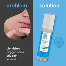 Salicylic Acid SOS Stick for Blemishes, Clogged Pores and Redness – Fast-Acting Spot Treatment Against Pimples, Blackheads & Whiteheads for Clearer Skin with Salicylic Acid