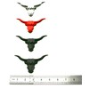 1Pc Custom Texas Longhorn Emblem 3D Sticker Decals Badge Compatible