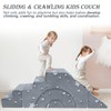 MeMoreCool Foam Climbing Toddler Couch, Modular Kids Sofa with Slide