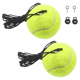 DUSCOKE Garage Parking Aid Tennis Ball, Retractable Aid-Parking Ball Car Stop Indicator with Ropes & 2 Adjustable Clips & 2 Screw Hooks, Car Parking Guide System Sensor Assistant Kit (2PCS)