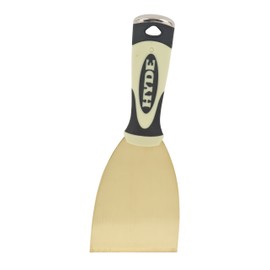 Hyde Tool 06421 3-Inch Stiff Putty Knife, Brass