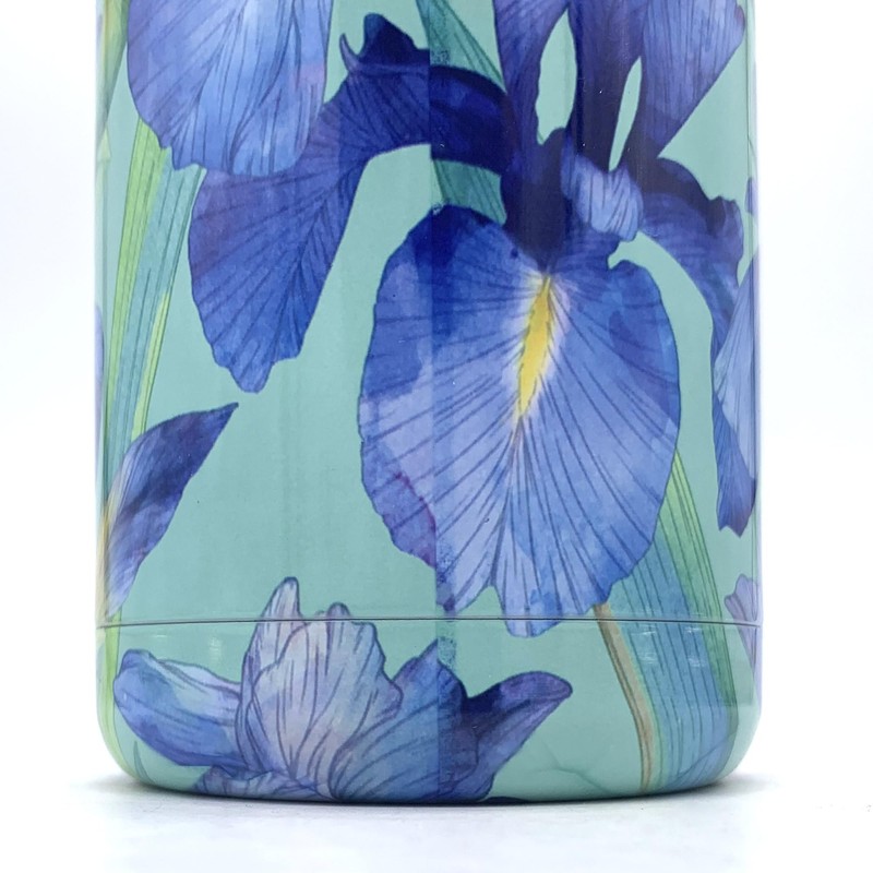Quokka Solid Blue Irises Stainless Steel Thermal Flask 850 ml