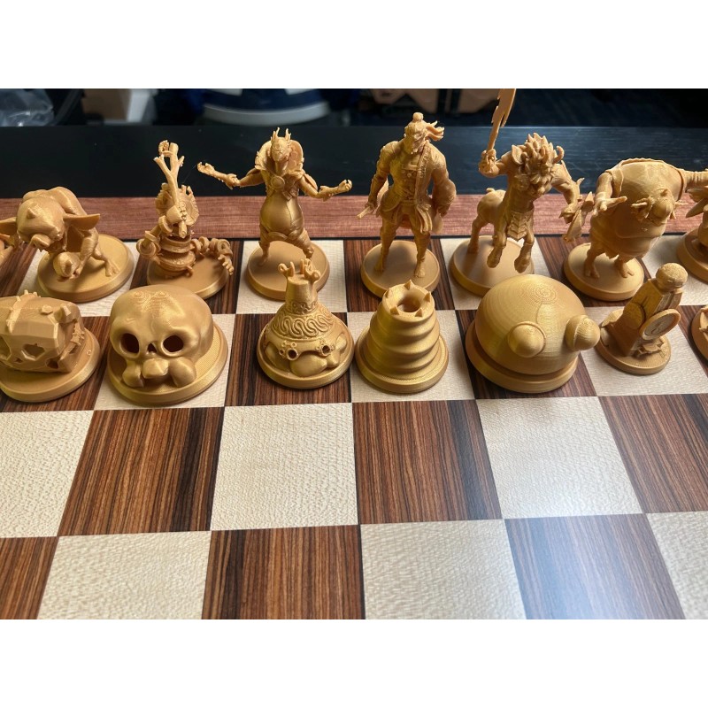 Zelda Chess Set 3D Print - Link vs Ganondorf