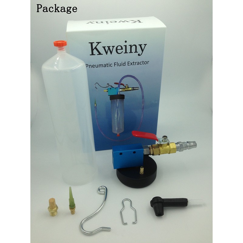 kweiny Pneumatic Fluid Extractor for Replacement of Automotive Brake Fluid