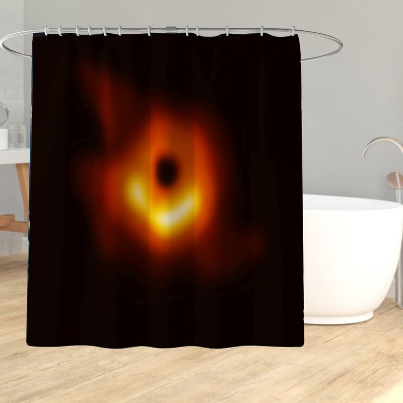 4PCS Shower Curtain Waterproof Non slip Mat Toliet Cover Rug