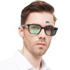 OCCI CHIARI Photochromic Bifocal Reading glasses for Men 2.5x Transition