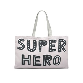 Le Jardin du Lin Printed Foldable Shopping Bag with Two Long Handles Size: 47 x 42 cm