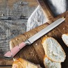 Kitchen Knife Set, Retrosohoo 9-Pieces Pink Sharp Non-Stick Coated Chef