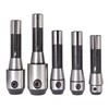 TINVHY 5-Pack R8 End Mill Holder Set Alloy Tool 1/4