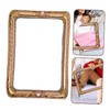 ORFOFE 2pcs Inflatable PVC Photo Frame Party Prop Handheld Selfie