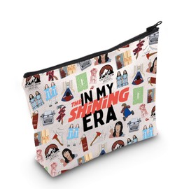 WCGXKO Horror Movie Inspired Makeup Bag Scary Twin Gift for Scary Movie Lover (Shin Bag)