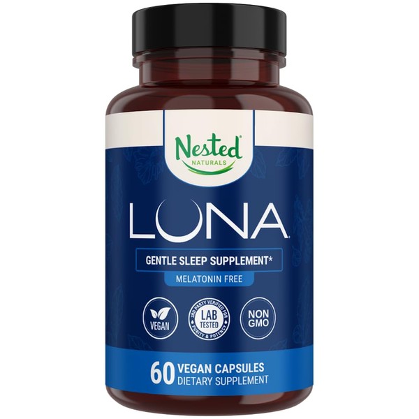 Nested Naturals Nested Naturals Luna Sleep Supplement, Melatonin Free, Non-Habit