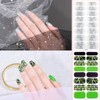 Pegatinas Autoadhesivas para Uñas, 8 Hojas de Tiras de Esmalte