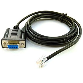 YXQ DB9 to RJ11 6P6C LAN Network Serial Control Cable 2.4M Length RJ12 for Servo Drive Stepper
