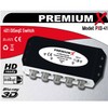 4x PremiumX PXD 41 DiSEqC Switch 4/1 Switch 2.0 Compatible