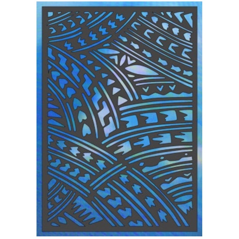 Samoan Traditional Fabric Stencil