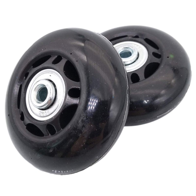 2 Set OD 60mm Luggage Suitcase Replacement Wheels Axles Repair