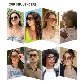 SOJOS Trendy Vintage Aviator Square Sunglasses For Womens Mens Retro 70s UV400 Women Sun Glasses SJ2327 Grey Red