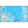 Cool Owl Maps Pacific Ocean Wall Map Poster Paper