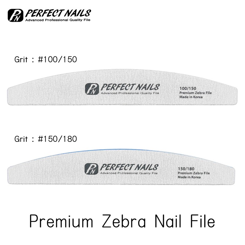 PERFECT NAILS Zebra File Nail File Nail Care File (#150