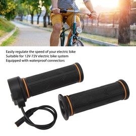 ciciglow Twist Throttle Accelerator Grip Grips, 192X Full Twist Throttle Electric Bicycle Accessories for BBS01 BBS02 BBSHD Middle Drive Motor, 290 mm Waterproof Connection Cable