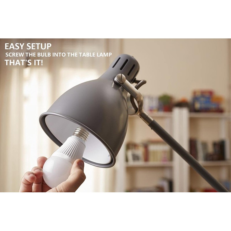 3 Claps Light Control Bulb for Bedroom Table Lamp Upgrade,