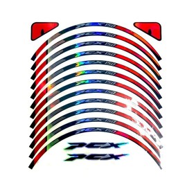 Honda PCX Wheel Sticker PCX Tuning Rim Tape Reflective Sticker Hologram / 혼다 PCX 휠 스티커 피씨엑스 튜닝 림테이프 반사 스티커 홀로그램