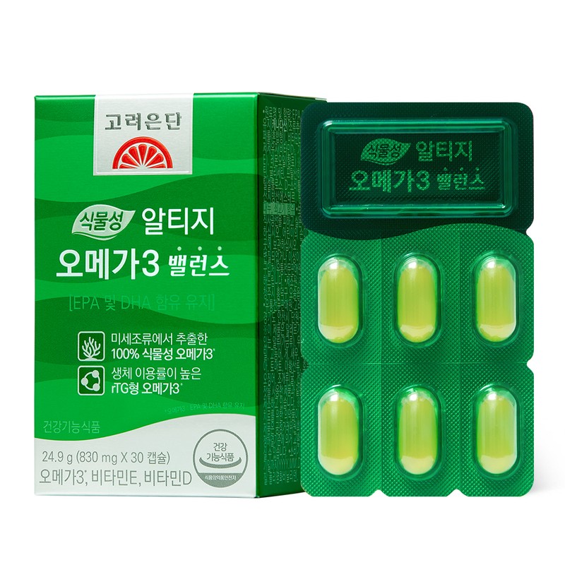 Goryeo Eundan Korea Eundan Vegetable Altige Omega 3 Balance 30