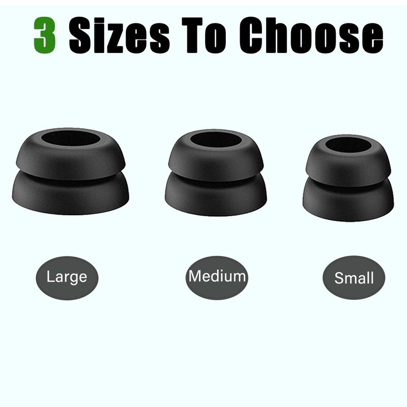Luckvan Double Flange Ear Tips for Beats Studio Buds Replacement