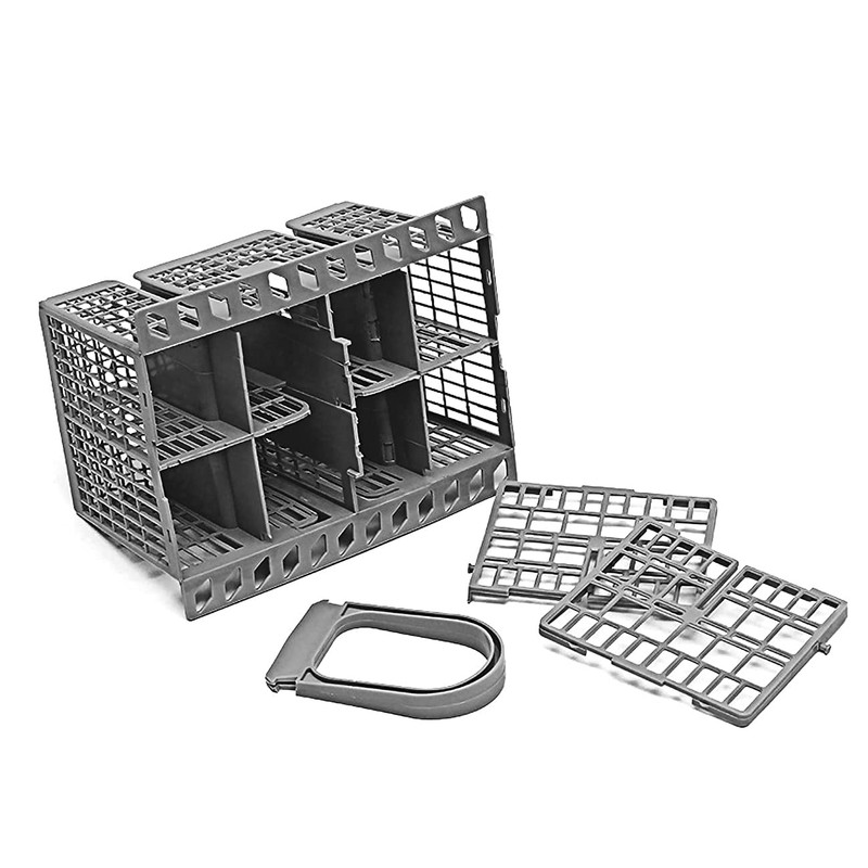 Dishwasher cutlery basket compatible with Hotpoint, Indesit, Whirlpool, Gray [Energy
