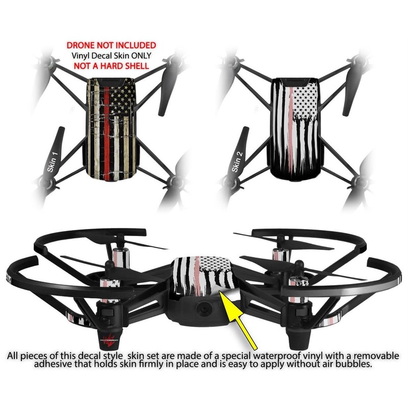 Skin Decal Wrap 2 Pack for DJI Ryze Tello Drone