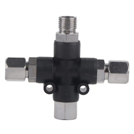 1/8 3 Way Airbrush Air Hose Manifold Adaptor Splitter for Multiple Airbrush, Easy to Use with Uniform 1/8 BSP Threads