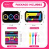 Greencian 96Pcs 80s 90s Party Decorations for Men Women, Serves