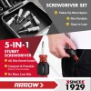ARROW 2PC 11-in-1 Standard/5-in-1 Stubby Multi-bit Screw Driver & Nut
