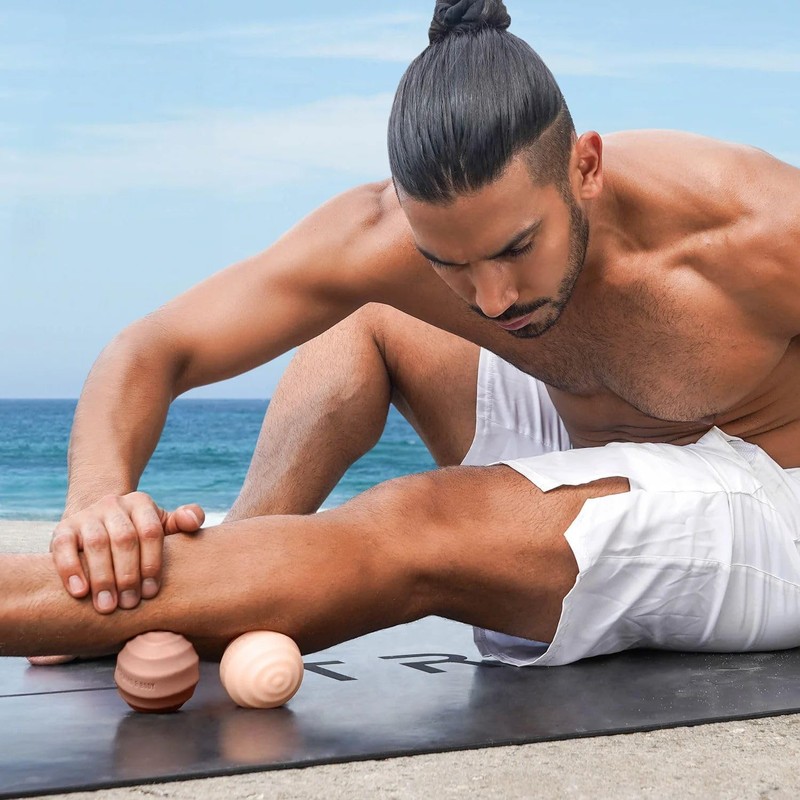 TRNR Trainer Massage Ball, Set of 2, Stretch, Stiff Shoulder,