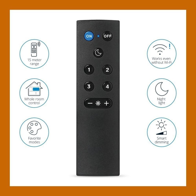 WiZ Connected Remote Light Switch, Works with All WiZ Products,