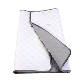 NABESHI Waterproof Wrap Skirt, Nursing, Waterproof, Wrap Skirt, Bedweting, Adult, Urinary Leap, Pad, Sheet, Sleepwear, Nightgown, gray