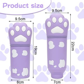 Meleager Kawaii Pencil Case for Girls Boys, purple, pencil case