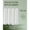 4 Pack Replacement Filters for Feelso Black Bathroom Faucet