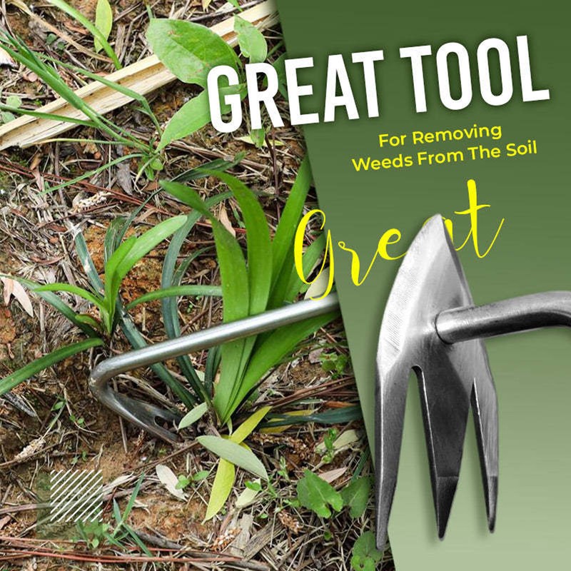 Hand Weeds Puller Stainless Steel Standing Weeder Gardening Accessory for