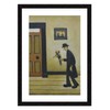 Greetingles Lowry-Style Framed Print. Beautiful Black Ash Frame. Various Designs