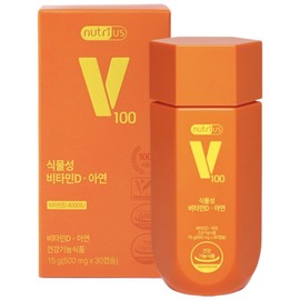 Korea's first 100% plant-based vitamin D zinc 30 capsules, 15g, 1 piece / 국내최초 100% 식물성 비타민D 아연 30캡슐, 15g, 1개