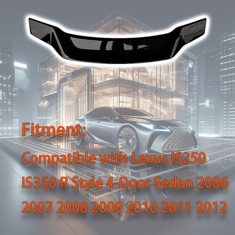 Mactoom Rear Trunk Spoiler Wing Compatible with Lexus IS250 IS350