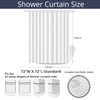 Caheansi Nautical Coastal Shower Curtain, Blue Ocean Beach Seashell Starfish