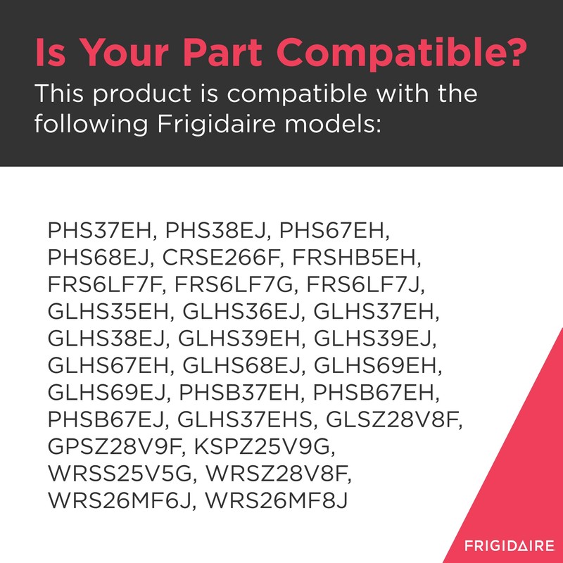 Frigidaire 241860801 Ice Bucket Container Assembly Kit for Refrigerators, White