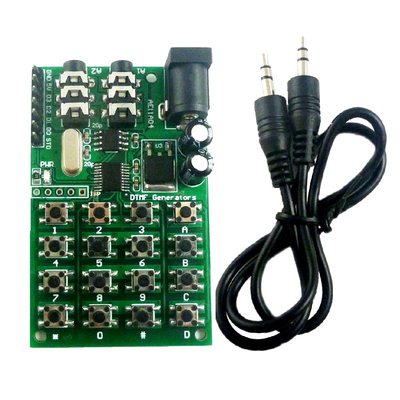 DTMF Module 5-24VDC Audio Generator Module Voice Dual Encoder Transmitters