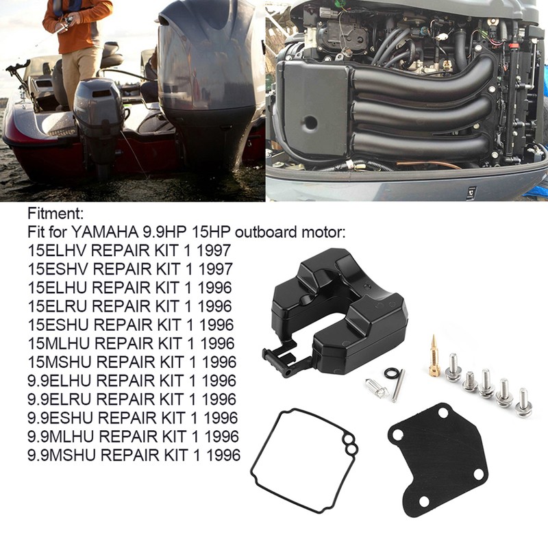 9.9HP 15HP Carburetor Repair Kit 63VW00930000 Fit for YAMAHA Outboard
