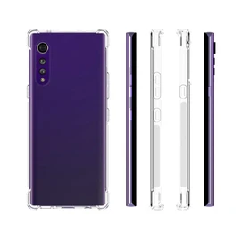 EasyLifeGo for LG Velvet/LG Velvet 5G Case Slim Shock Absorption Flexible TPU Soft Edge Bumper with Reinforced Corners Transparent Protective Cover